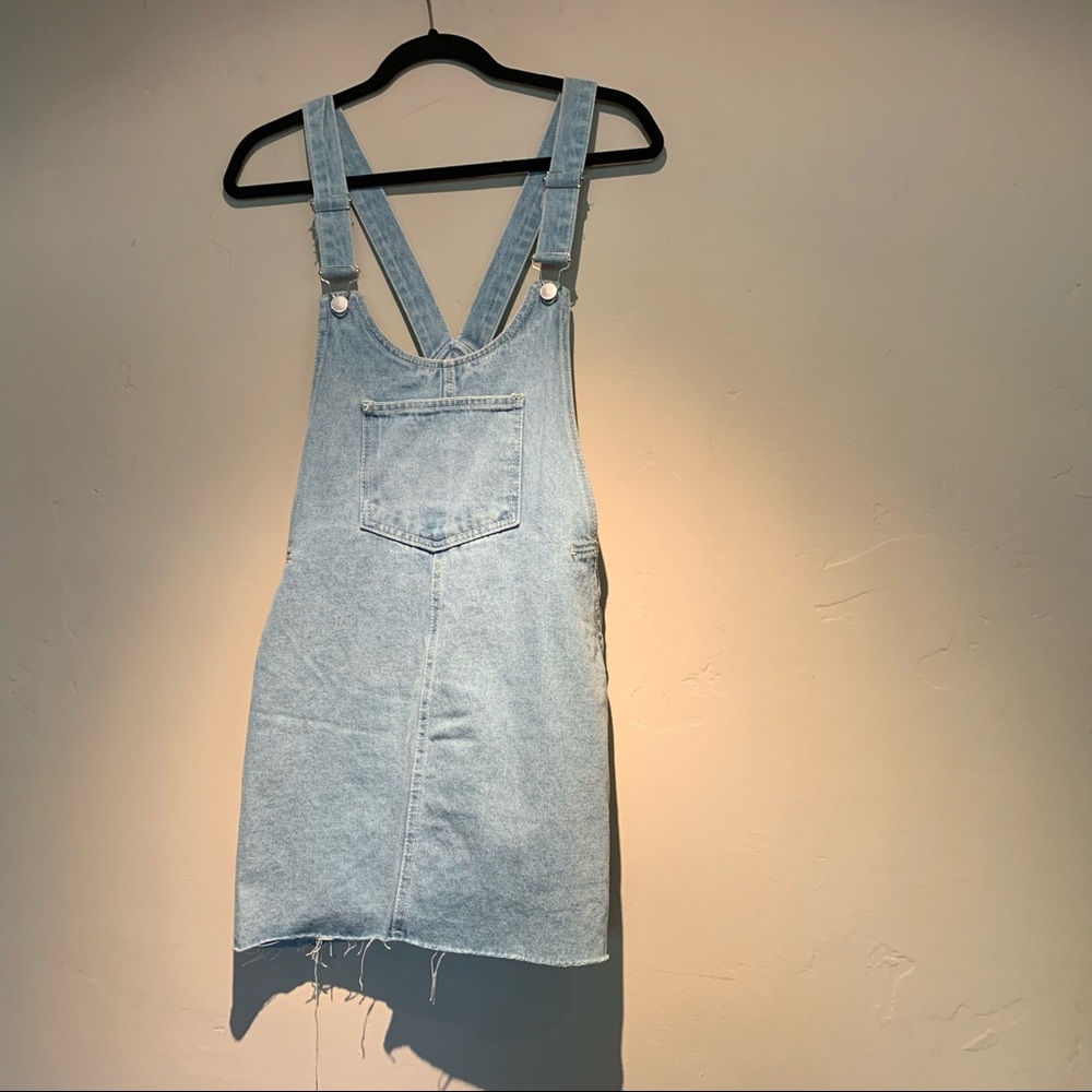 Zara Overall Denim Dress